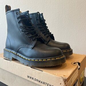 Dr. Martens Black Lace Up Boots 1460 SR